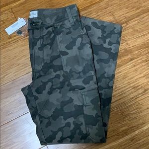 High rise tapered cargo pant size 25 jcrew nwt